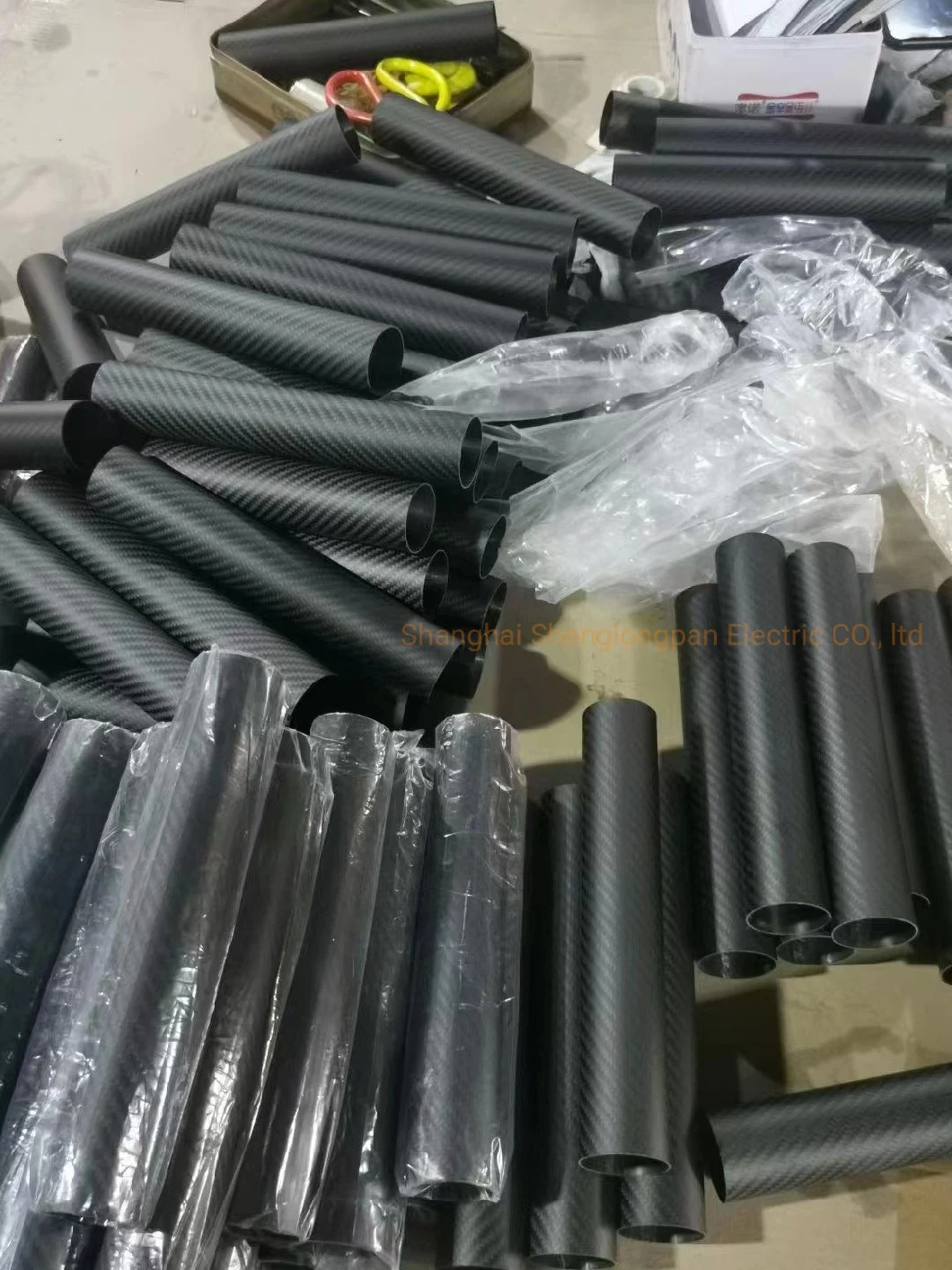 Carbon Fibre Anglecarbon Fiber Tube Connector Carbon Pipe Extrusion 3K Carbon Fibre Tubing