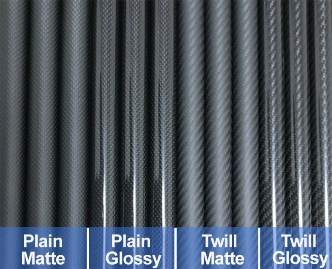 China Custom Factory Manufacturer 1K 2K 3K Carbon Fibre Tube Low Deflection 10mm 35mm Carbon Fibre Tube