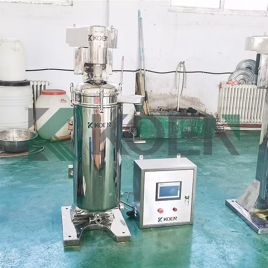 Centrifugeuse à séparateur tubulaire pour récolte d'algues