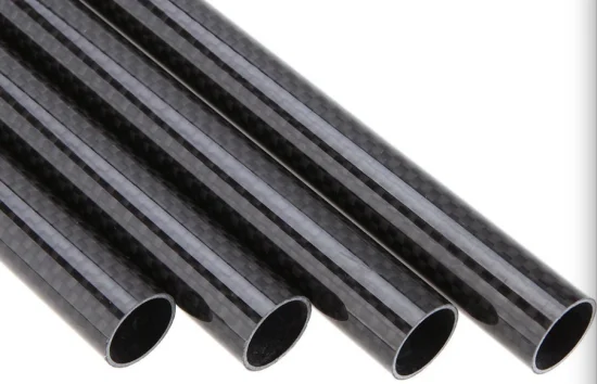 Tube en fibre de carbone Kevlar-Aramid coloré, tube en fibre de carbone